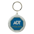 Round Crystal Key Tag